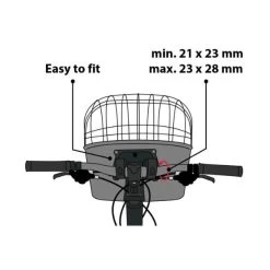 Fietsmand Stuur Hond - Zwart -Garden Pet & Animal Winkel 1570176912 4 600