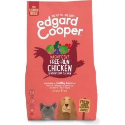 Edgard & Cooper Hondenvoer Senior Met Verse Scharrelkip En Noorse Zalm - 12 Kg