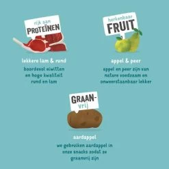 Edgard & Cooper Hondensnack Jerky Verrukkelijke Lam & Rund - 150 G -Garden Pet & Animal Winkel 1601647065 4 600