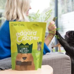 Edgard & Cooper Hondensnack Jerky Verrukkelijke Lam & Rund - 150 G -Garden Pet & Animal Winkel 1601647065 5 600