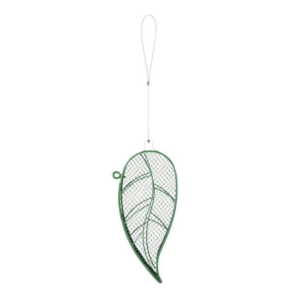 ESSCHERT DESIGN Vogelvoedselhanger Blad - Groen 4 ESSCHERT DESIGN Vogelvoedselhanger Blad - Groen - Afbeelding 2