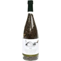 ESSCHERT DESIGN Wijnfles Gevuld Met Zwarte Zonnebloempitten