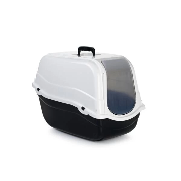 Kattenbak Romeo Zwart/wit - 57 × 39 × 41 Cm 3 Kattenbak Romeo Zwart/wit - 57 × 39 × 41 Cm