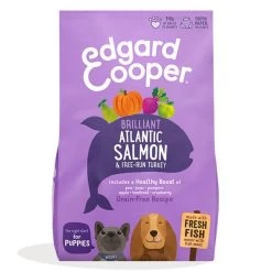 Edgard & Cooper Hondenvoer Puppy Met Verse Atlantische Zalm En Scharrelkalkoen - 7 Kg