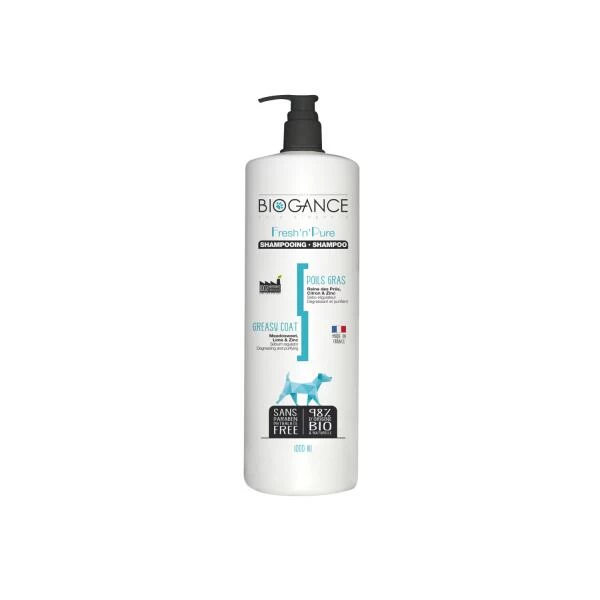Hondenshampoo Fresh 'n Pure BIOGANCE Vette Vacht - 1 Liter 3 Hondenshampoo Fresh 'n Pure BIOGANCE Vette Vacht - 1 Liter
