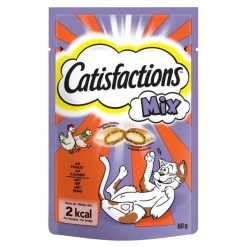 Catisfactions Kattensnoepjes Mix Kip En Eend - 60 Gram