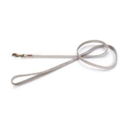 Hondenriem 'Velura' Fluweel Grijs 1 Cm - Designed By Lotte