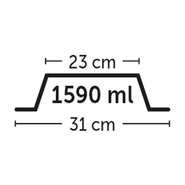 Eetpot Inox Antislip - 1590 Ml 4 Eetpot Inox Antislip - 1590 Ml - Afbeelding 2