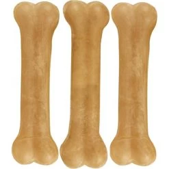 Hondenbeen Runderhuid 16 Cm - Set Van 3 Stuks