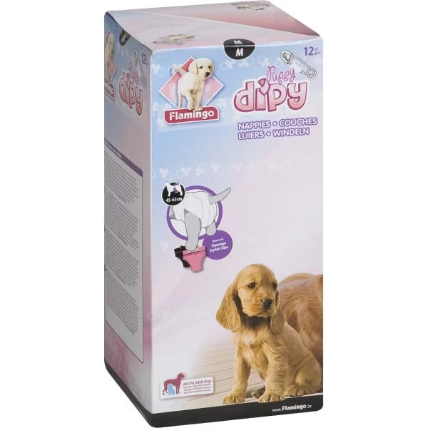 Hondenpampers - Medium - Set Van 12 Stuks 3 Hondenpampers - Medium - Set Van 12 Stuks