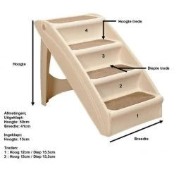 Hondentrap Inklapbaar -Garden Pet & Animal Winkel hondentrap inklapbaar 1520598126 2 600