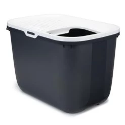 Kattenbak HOP IN 58 × 38,5 × 39,5 Cm - Grijs