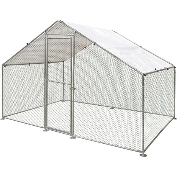 Kippenren Doerak, Gegalvaniseerd 6 M² - 2 × 3 × 2 M