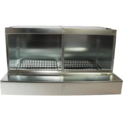 Legnest Dubbel - Legbak Gegalvaniseerd Voor 2 Kippen