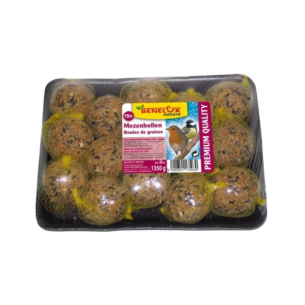 Mezenbollen Premium - Set Van 15 Stuks 3 Mezenbollen Premium - Set Van 15 Stuks