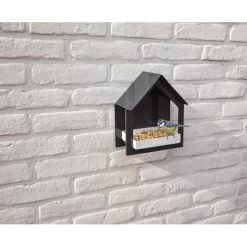 ESSCHERT DESIGN Muurvoedertafel Metaal Grijs