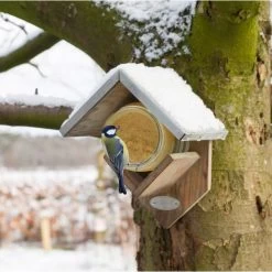 ESSCHERT DESIGN Pindakaaspothouder Met Zinken Dak -Garden Pet & Animal Winkel pindakaasbistro 1492074689 3 600