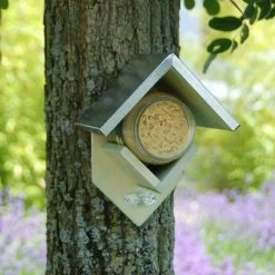 ESSCHERT DESIGN Pindakaaspothouder Met Zinken Dak -Garden Pet & Animal Winkel pindakaasbistro 1492074690 4 600