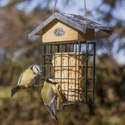 ESSCHERT DESIGN Vetblokhouder Met Zinken Dak -Garden Pet & Animal Winkel vetblokhouder met zinken dak 1548681335 1 600