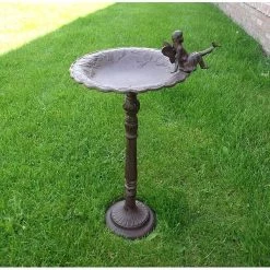 Vogelbad Gietijzer Op Voet Met Elfje -Garden Pet & Animal Winkel vogelbad gietijzer elfje 1484056262 5 600