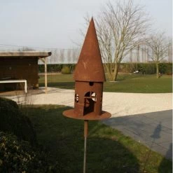 Voederhuis Met Puntdak + Grondpin - Decoroest -Garden Pet & Animal Winkel vogelhuis met puntdak 14 x 43 cm 1520092360 1 600