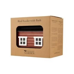 Vogelvoederhuis Met Bad - Rood -Garden Pet & Animal Winkel vogelvoederhuis met bad rood 1660121020 2 600