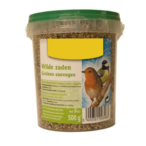 Vogelvoer Wilde Zaden 500 Gram 3 Vogelvoer Wilde Zaden 500 Gram